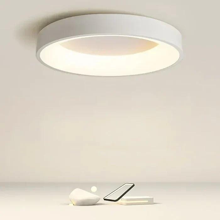 Ronde Dimbare LED Plafondlamp - Dimbaar, Wit 30cm